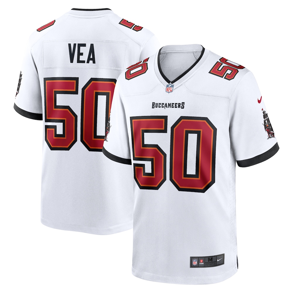 Tampa Bay Buccaneers Merch - Men's Vita Vea Game Jersey, White - Best Birthday Gift For Football Lovers 1 - Unicasport Tampa Bay Buccaneers Merch - Men's Vita Vea Game Jersey, White - Best Birthday Gift For Football Lovers