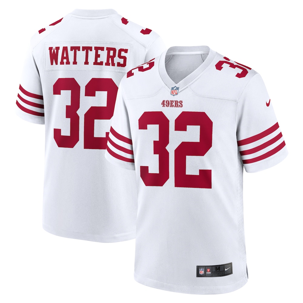 San Francisco 49ers Merch - Men's Ricky Watters Retired Player Game Jersey, White 1 - Unicasport San Francisco 49ers Merch - Men's Ricky Watters Retired Player Game Jersey, White