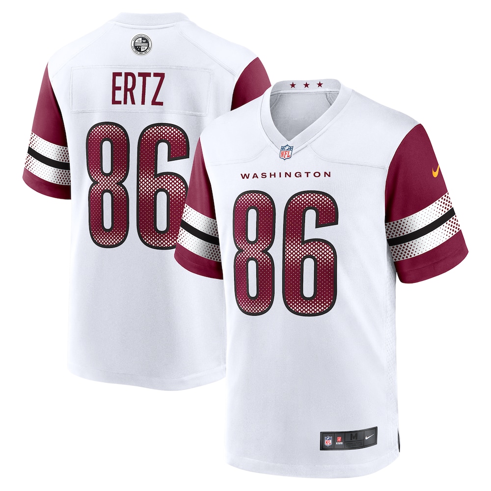 Washington Commanders Merch - Men's Zach Ertz Game Jersey, White 1 - Unicasport Washington Commanders Merch - Men's Zach Ertz Game Jersey, White