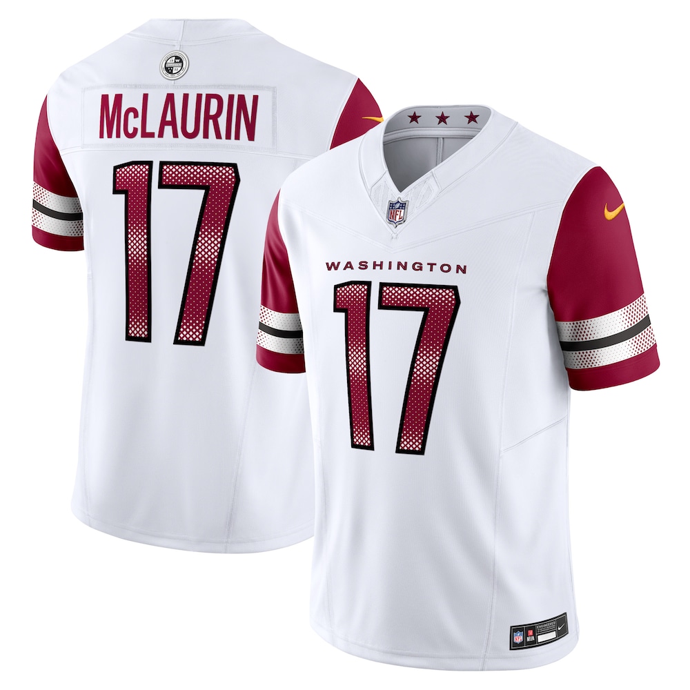 Washington Commanders Merch - Men's Terry McLaurin Vapor F.U.S.E. Limited Jersey, White - American Football Fan Gifts 1 - Unicasport Washington Commanders Merch - Men's Terry McLaurin Vapor F.U.S.E. Limited Jersey, White - American Football Fan Gifts