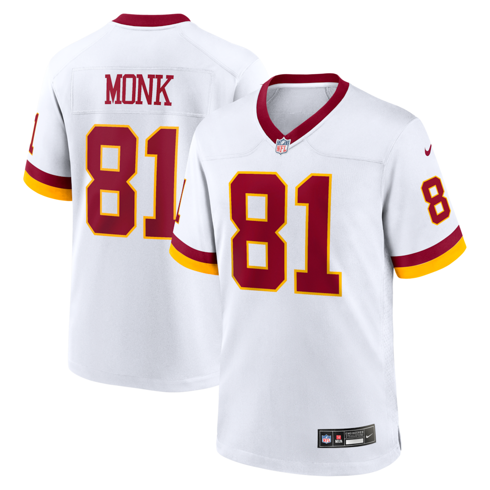Washington Commanders Merch - Men's Art Monk Alternate 2 Super Bowl Era Game Jersey, White 1 - Unicasport Washington Commanders Merch - Men's Art Monk Alternate 2 Super Bowl Era Game Jersey, White