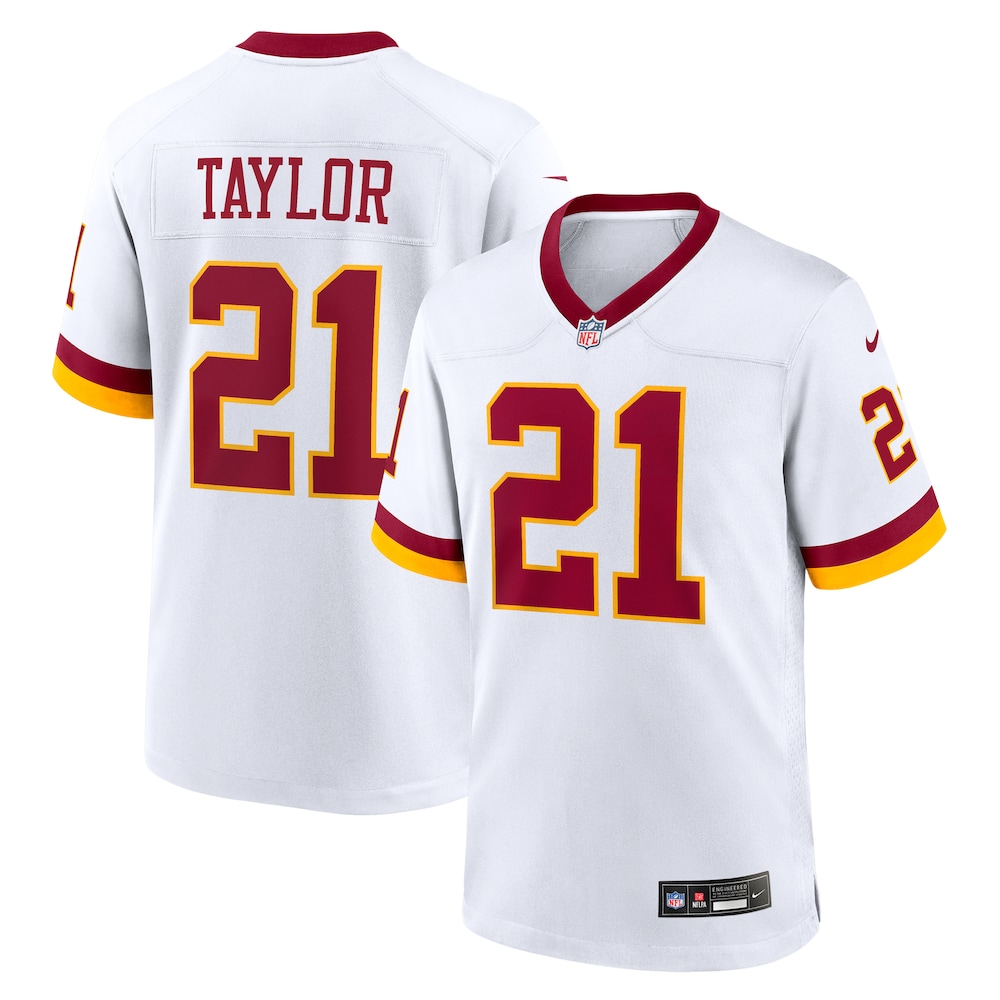 Washington Commanders Merch - Men's Sean Taylor Game Super Bowl Era Jersey, White - Football Gifts For Men 1 - Unicasport Washington Commanders Merch - Men's Sean Taylor Game Super Bowl Era Jersey, White - Football Gifts For Men