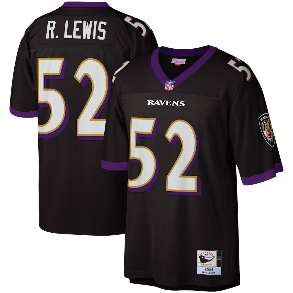 Baltimore Ravens Merch - Men's Ray Lewis Legacy Replica Jersey, Black 1 - Unicasport Baltimore Ravens Merch - Men's Ray Lewis Legacy Replica Jersey, Black