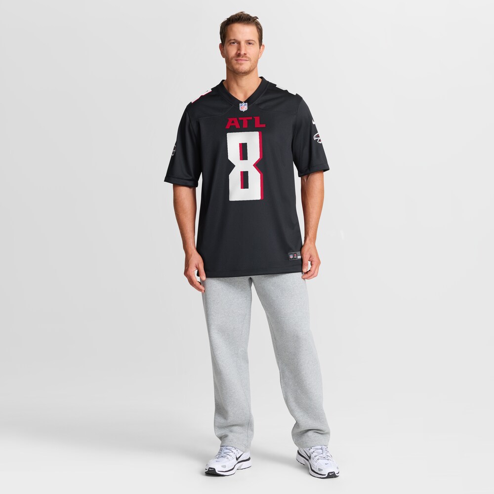 Atlanta Falcons Merch - Men's Kyle Pitts Game Jersey, Black - Birthday Present For Football Fan 1 - Unicasport Atlanta Falcons Merch - Men's Kyle Pitts Game Jersey, Black - Birthday Present For Football Fan