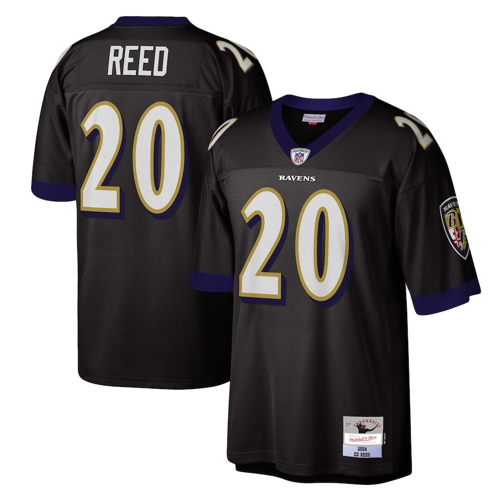 Baltimore Ravens Merch - Men's Ed Reed Legacy Replica Jersey, Black - Best Presents For Football Fans 1 - Unicasport Baltimore Ravens Merch - Men's Ed Reed Legacy Replica Jersey, Black - Best Presents For Football Fans