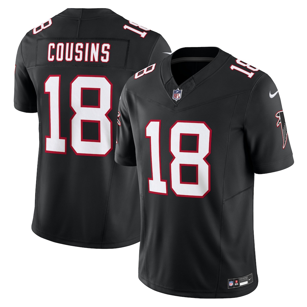 Atlanta Falcons Merch - Men's Kirk Cousins Vapor F.U.S.E. Limited Jersey, Black 1 - Unicasport Atlanta Falcons Merch - Men's Kirk Cousins Vapor F.U.S.E. Limited Jersey, Black