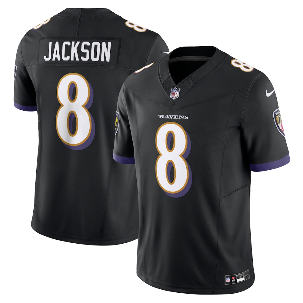 Baltimore Ravens Merch - Men's Lamar Jackson Vapor F.U.S.E. Limited Jersey, Black - Best Gift For A Football Lover 1 - Unicasport Baltimore Ravens Merch - Men's Lamar Jackson Vapor F.U.S.E. Limited Jersey, Black - Best Gift For A Football Lover