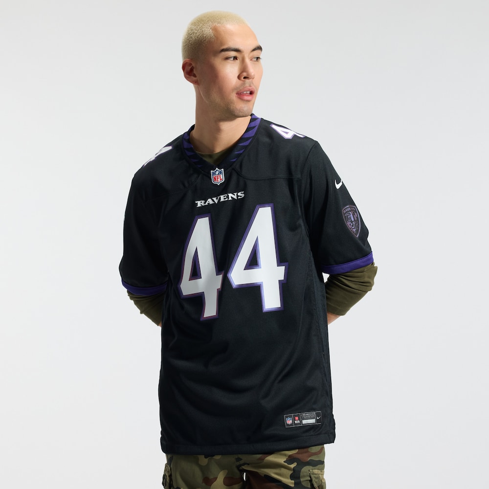 Baltimore Ravens Merch - Men's Marlon Humphrey Alternate Game Jersey, Black - Birthday Present For Football Fan 1 - Unicasport Baltimore Ravens Merch - Men's Marlon Humphrey Alternate Game Jersey, Black - Birthday Present For Football Fan