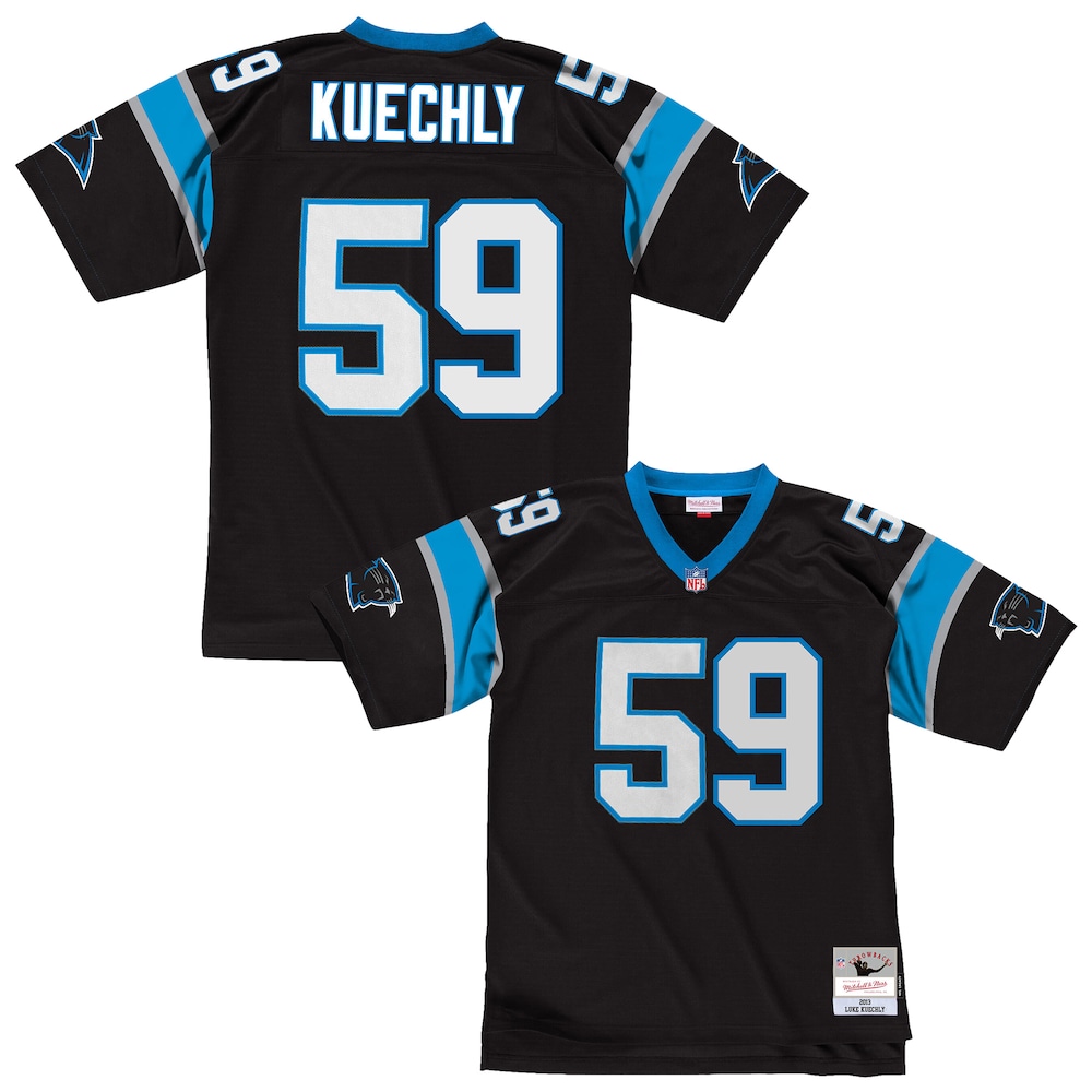 Carolina Panthers Merch - Men's Luke Kuechly 2013 Legacy Throwback Replica Jersey, Black 1 - Unicasport Carolina Panthers Merch - Men's Luke Kuechly 2013 Legacy Throwback Replica Jersey, Black