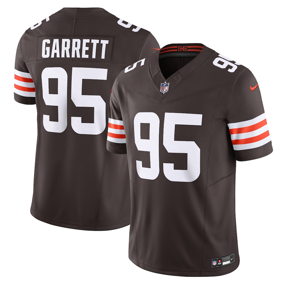 Cleveland Browns Merch - Men's Myles Garrett Vapor F.U.S.E. Limited Jersey, Brown - Best Presents For Football Fans 1 - Unicasport Cleveland Browns Merch - Men's Myles Garrett Vapor F.U.S.E. Limited Jersey, Brown - Best Presents For Football Fans