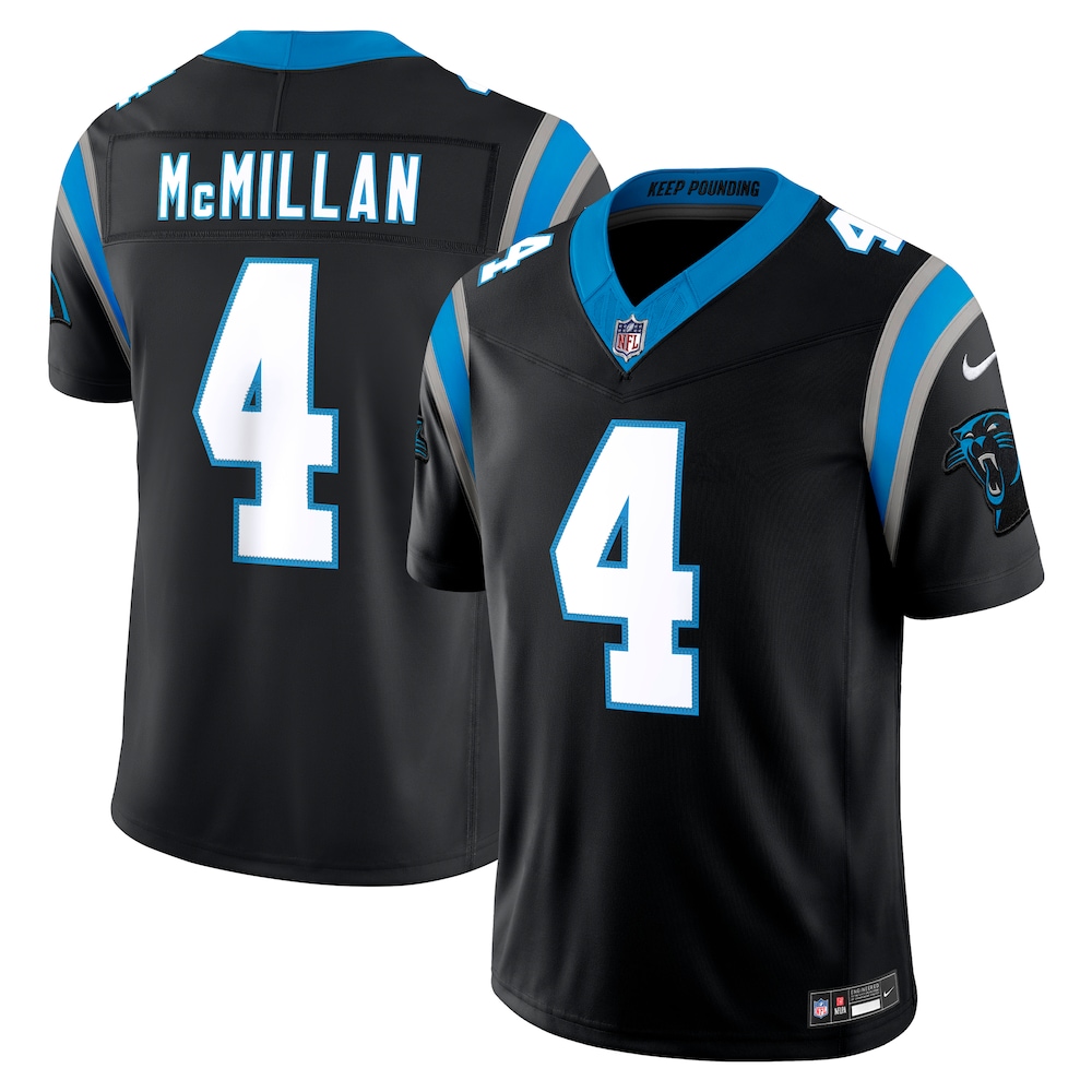 Carolina Panthers Merch - Men's Tetairoa McMillan Team Vapor F.U.S.E. Stitched Limited Jersey, Black 1 - Unicasport Carolina Panthers Merch - Men's Tetairoa McMillan Team Vapor F.U.S.E. Stitched Limited Jersey, Black