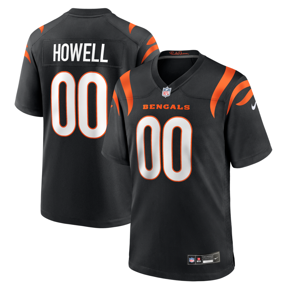 Cincinnati Bengals Merch - Men's Cashius Howell Team Game Jersey, Black - Football Gifts For Men 1 - Unicasport Cincinnati Bengals Merch - Men's Cashius Howell Team Game Jersey, Black - Football Gifts For Men