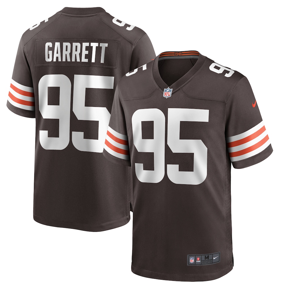Cleveland Browns Merch - Men's Myles Garrett Player Game Jersey, Brown - Presents For Football Fans 1 - Unicasport Cleveland Browns Merch - Men's Myles Garrett Player Game Jersey, Brown - Presents For Football Fans