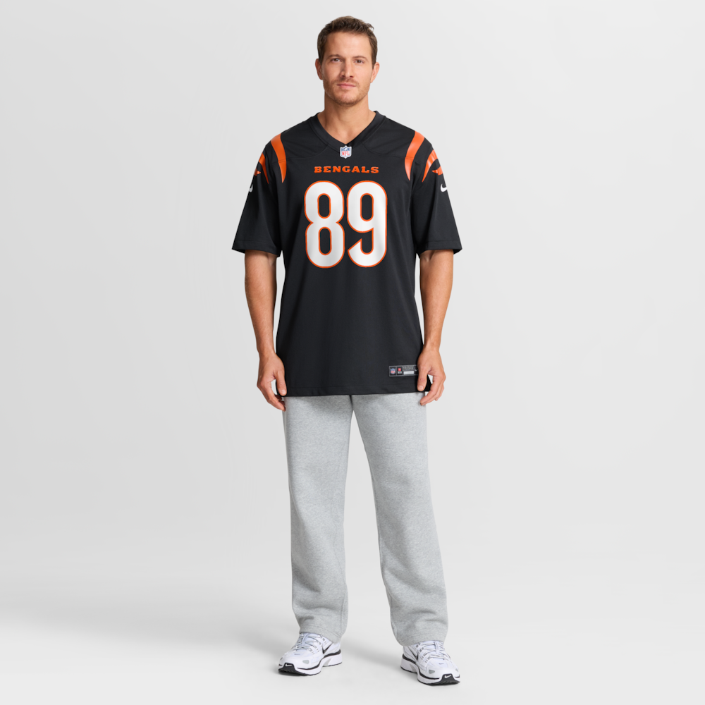 Cincinnati Bengals Merch - Men's Drew Sample Game Jersey, Black 1 - Unicasport Cincinnati Bengals Merch - Men's Drew Sample Game Jersey, Black