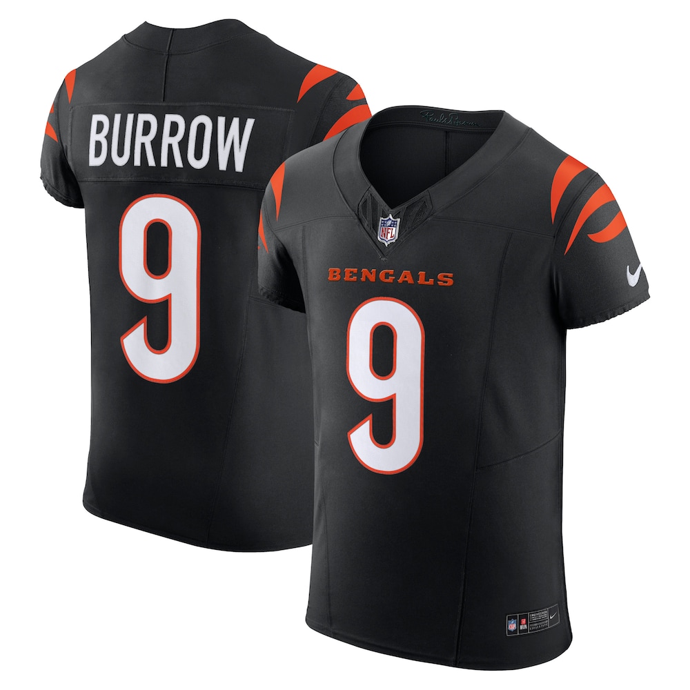Cincinnati Bengals Merch - Men's Joe Burrow Team Vapor F.U.S.E. Elite Jersey, Black 1 - Unicasport Cincinnati Bengals Merch - Men's Joe Burrow Team Vapor F.U.S.E. Elite Jersey, Black