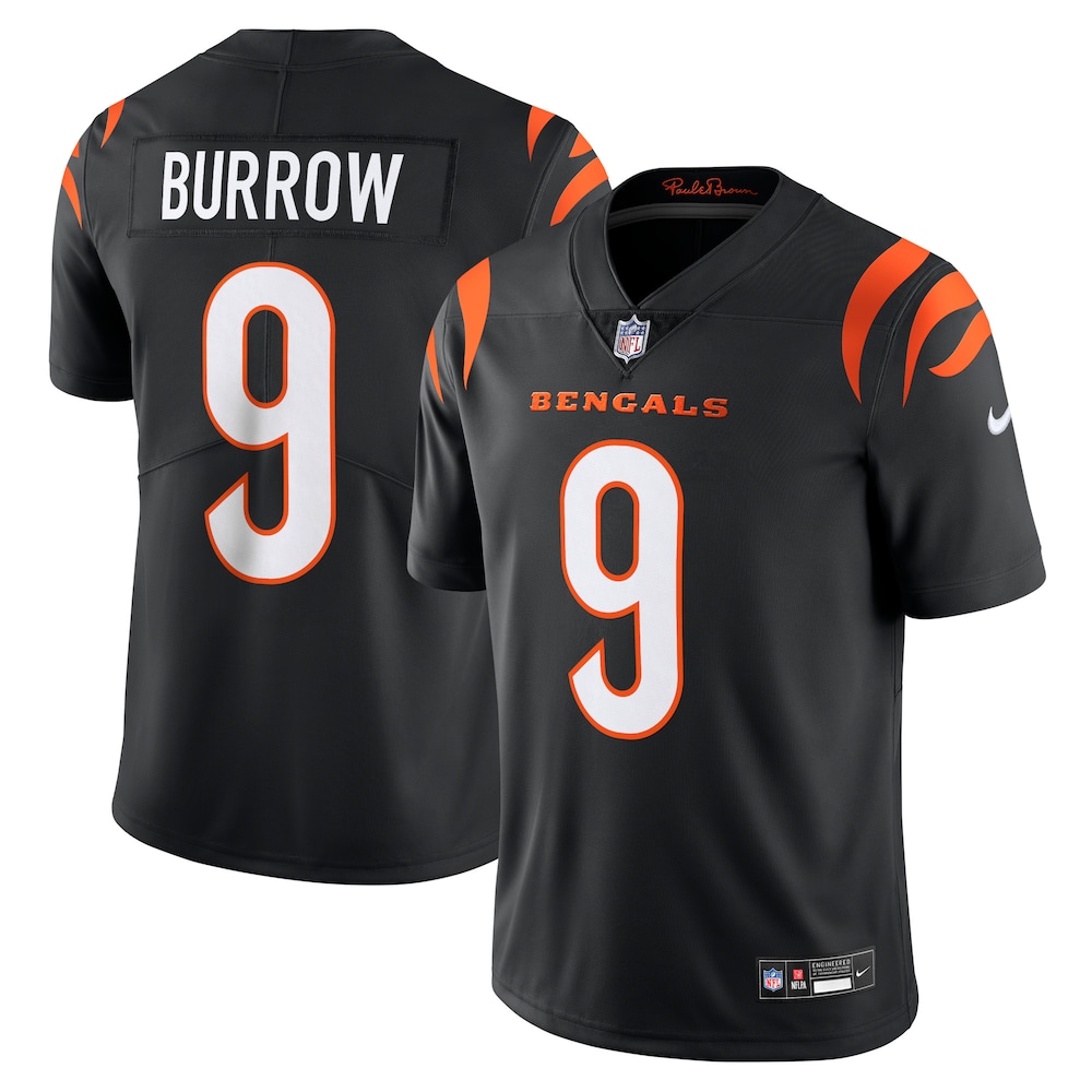 Cincinnati Bengals Merch - Men's Joe Burrow Vapor Untouchable Limited Jersey, Black 1 - Unicasport Cincinnati Bengals Merch - Men's Joe Burrow Vapor Untouchable Limited Jersey, Black