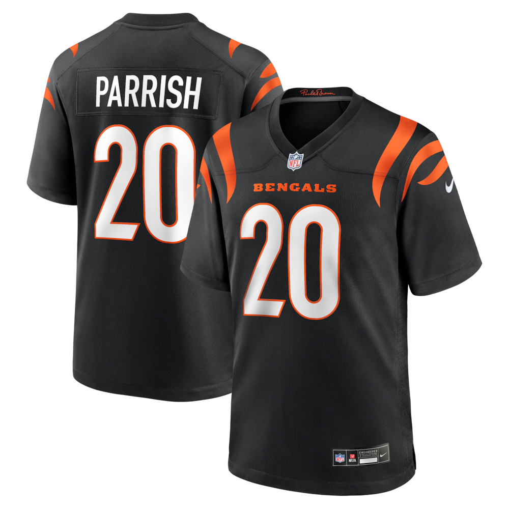 Cincinnati Bengals Merch - Men's Lemar Parrish Team Retired Game Jersey, Black 1 - Unicasport Cincinnati Bengals Merch - Men's Lemar Parrish Team Retired Game Jersey, Black