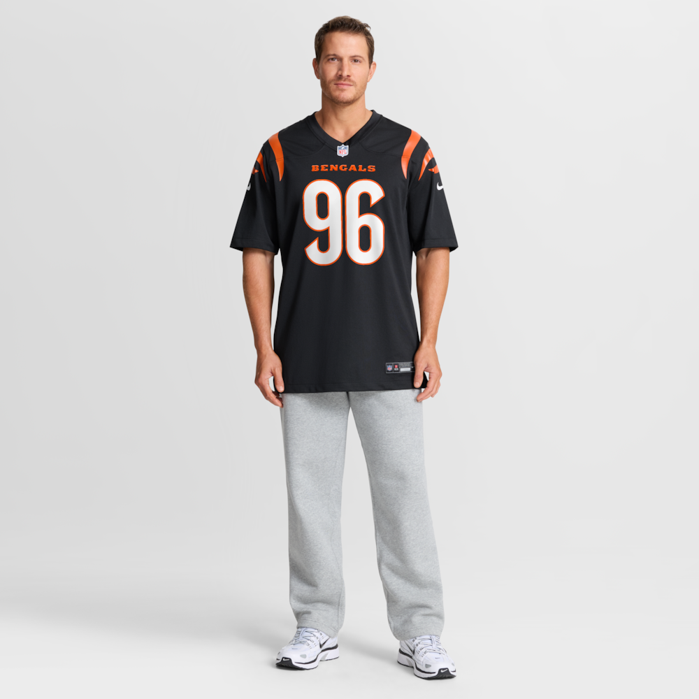Cincinnati Bengals Merch - Men's Cam Sample Game Jersey, Black 1 - Unicasport Cincinnati Bengals Merch - Men's Cam Sample Game Jersey, Black