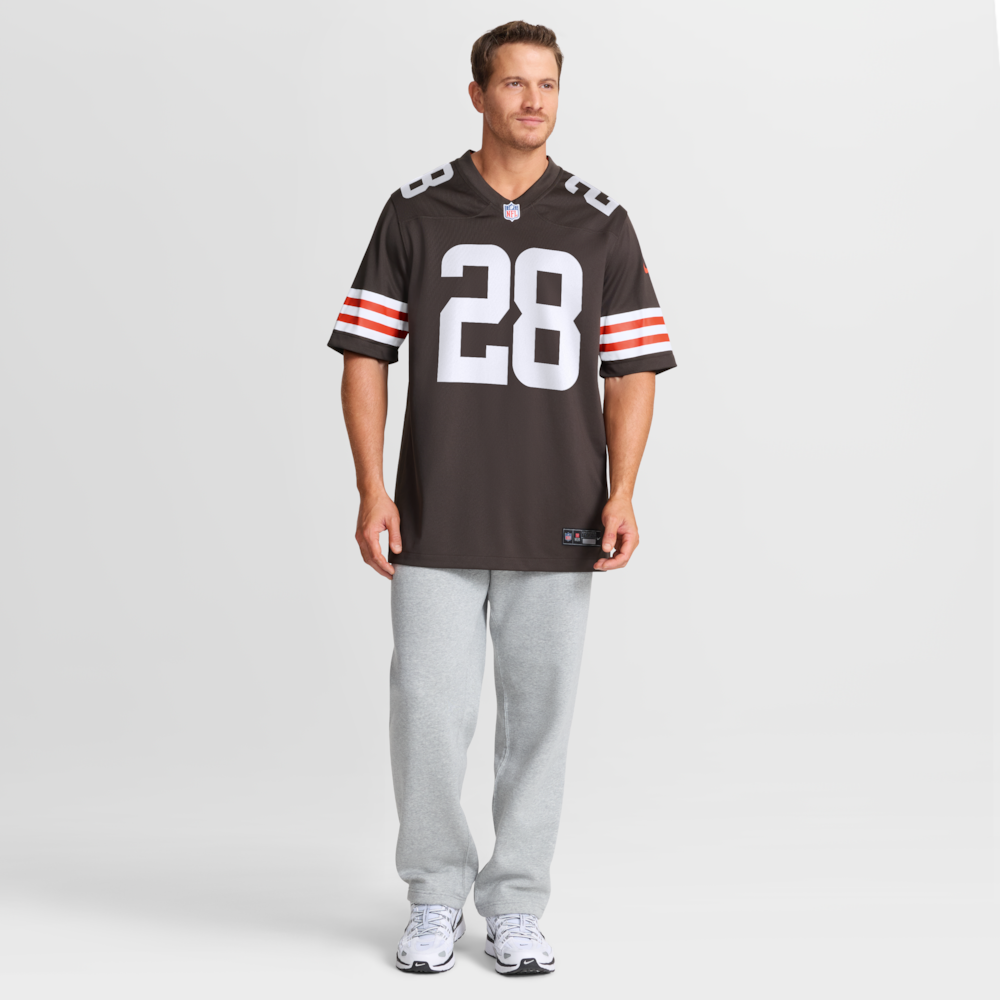 Cleveland Browns Merch - Men's Jeremiah Owusu-Koramoah Jersey, Brown 1 - Unicasport Cleveland Browns Merch - Men's Jeremiah Owusu-Koramoah Jersey, Brown
