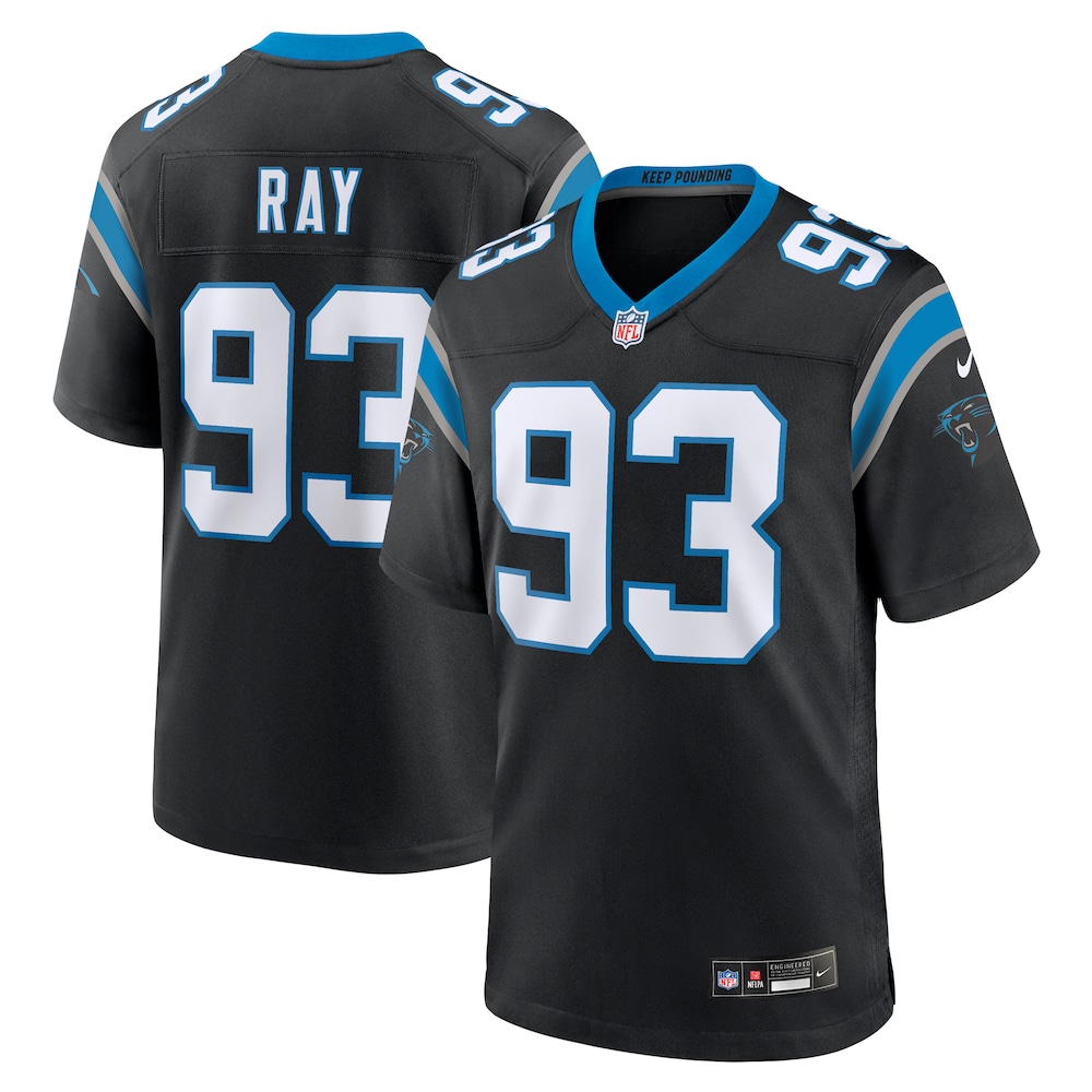 Carolina Panthers Merch - Men's LaBryan Ray Team Game Jersey, Black 1 - Unicasport Carolina Panthers Merch - Men's LaBryan Ray Team Game Jersey, Black