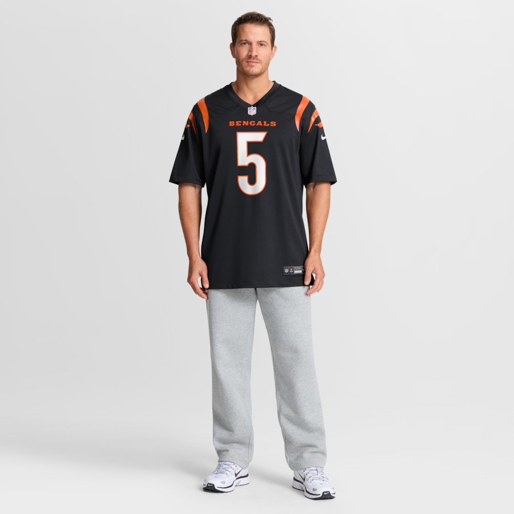 Cincinnati Bengals Merch - Men's Tee Higgins Jersey, Black 1 - Unicasport Cincinnati Bengals Merch - Men's Tee Higgins Jersey, Black