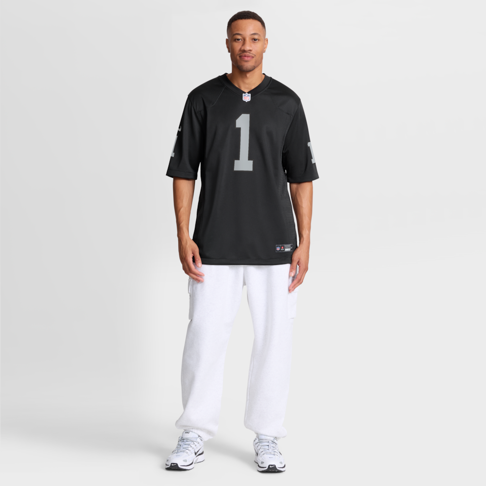 Las Vegas Raiders Merch - Men's Marcus Epps Jersey, Black 1 - Unicasport Las Vegas Raiders Merch - Men's Marcus Epps Jersey, Black