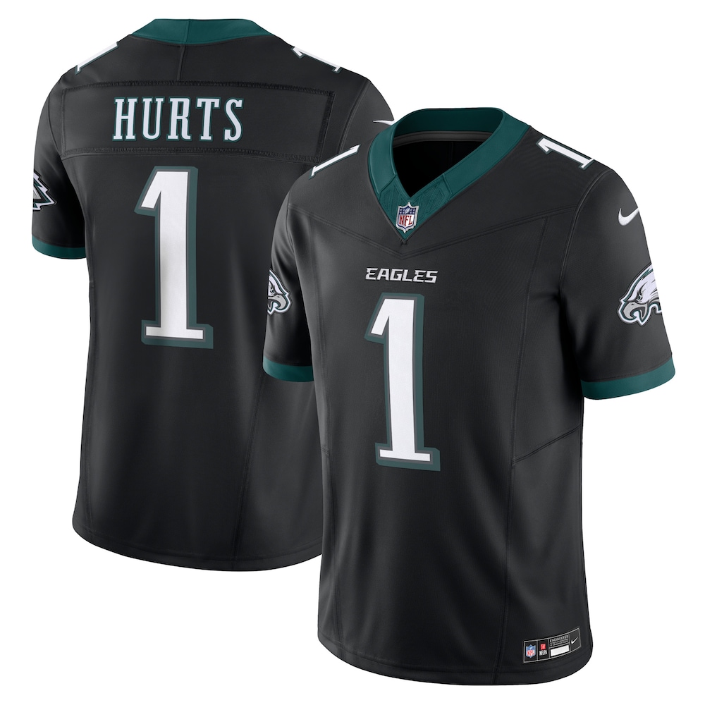 Philadelphia Eagles Merch - Men's Jalen Hurts Alternate Vapor F.U.S.E. Limited Jersey, Black 1 - Unicasport Philadelphia Eagles Merch - Men's Jalen Hurts Alternate Vapor F.U.S.E. Limited Jersey, Black
