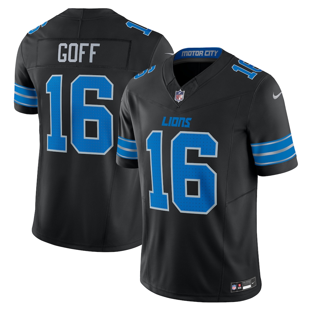 Detroit Lions Merch - Men's Jared Goff Vapor F.U.S.E. Limited Jersey, Black 1 - Unicasport Detroit Lions Merch - Men's Jared Goff Vapor F.U.S.E. Limited Jersey, Black