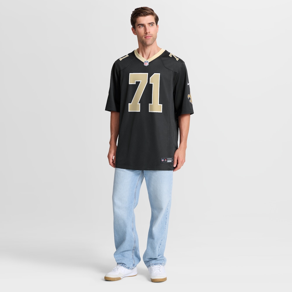 New Orleans Saints Merch - Men's Kelvin Banks Jr. Jersey, Black 1 - Unicasport New Orleans Saints Merch - Men's Kelvin Banks Jr. Jersey, Black