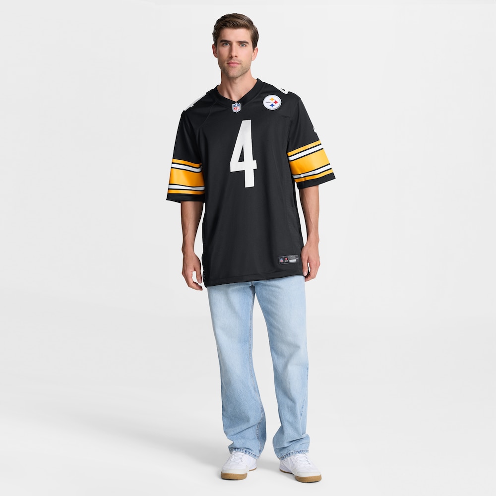 Pittsburgh Steelers Merch - Men's DK Metcalf Jersey, Black 1 - Unicasport Pittsburgh Steelers Merch - Men's DK Metcalf Jersey, Black