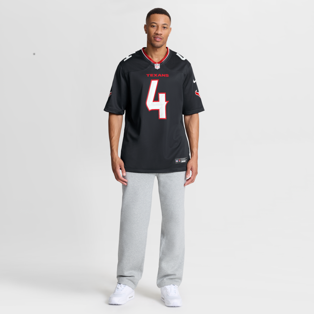 Houston Texans Merch - Men's Woody Marks Team Game Jersey, Navy 1 - Unicasport Houston Texans Merch - Men's Woody Marks Team Game Jersey, Navy