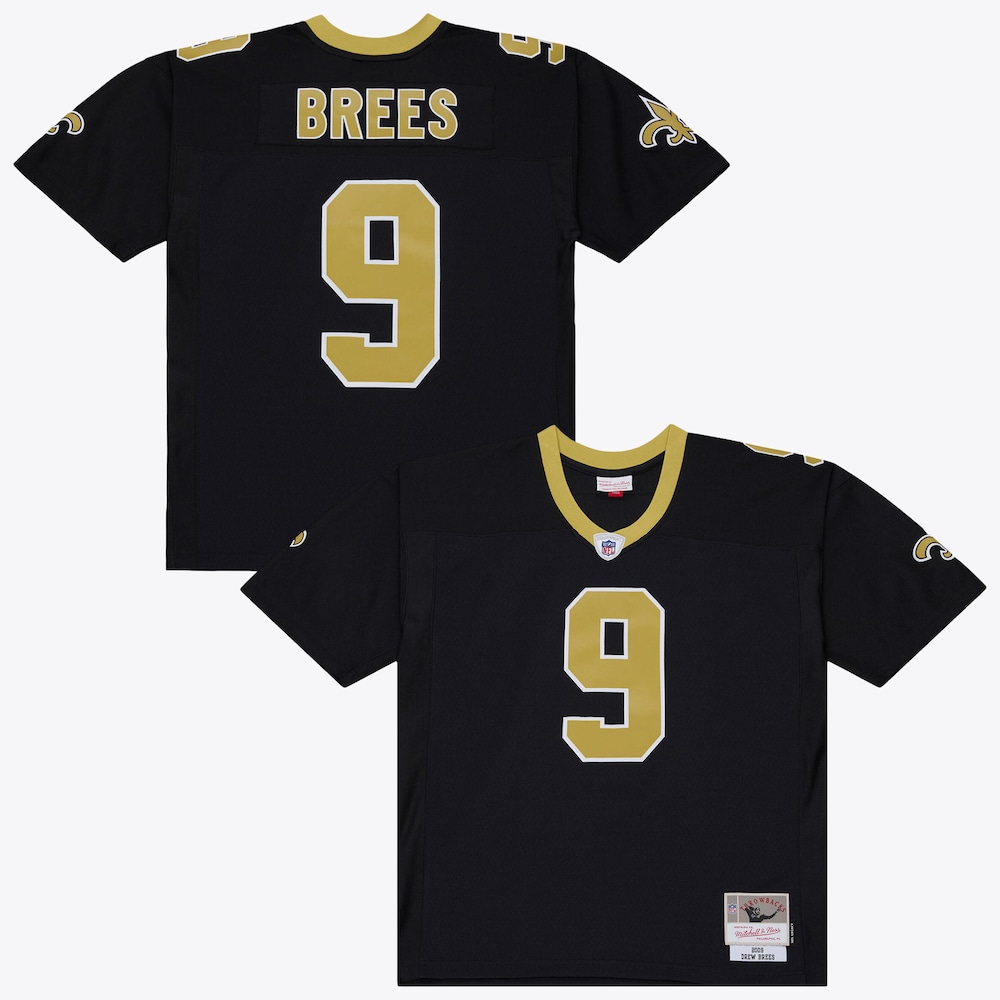 New Orleans Saints Merch - Men's Drew Brees 2009 Legacy Jersey, Black 1 - Unicasport New Orleans Saints Merch - Men's Drew Brees 2009 Legacy Jersey, Black