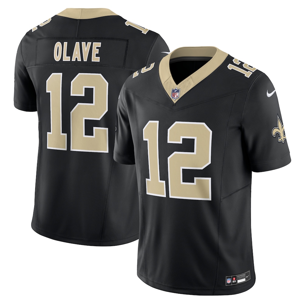 New Orleans Saints Merch - Men's Chris Olave Vapor F.U.S.E. Limited Jersey, Black 1 - Unicasport New Orleans Saints Merch - Men's Chris Olave Vapor F.U.S.E. Limited Jersey, Black