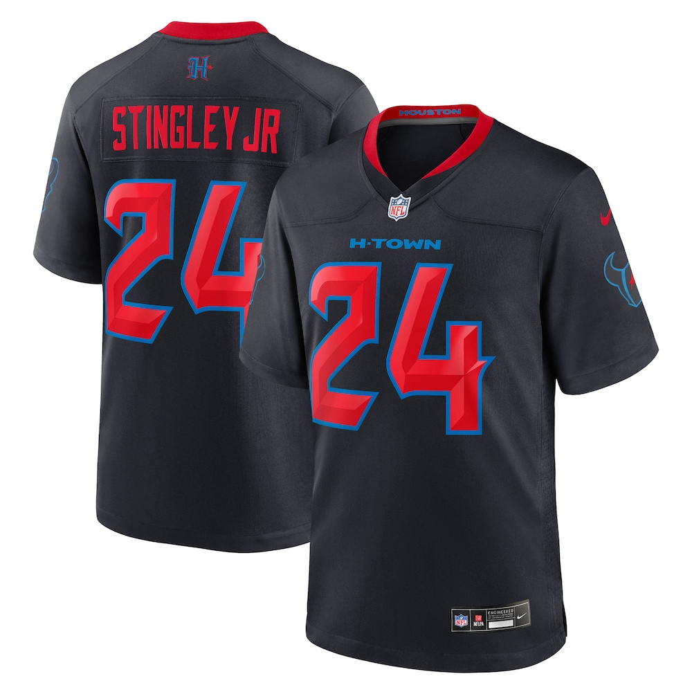 Houston Texans Merch - Men's Derek Stingley Jr. 2nd Alternate Game Jersey, Navy - Birthday Present For Football Fan 1 - Unicasport Houston Texans Merch - Men's Derek Stingley Jr. 2nd Alternate Game Jersey, Navy - Birthday Present For Football Fan