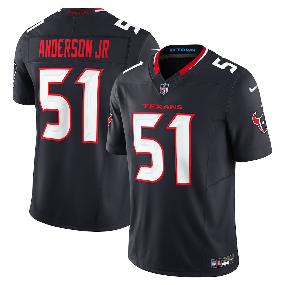 Houston Texans Merch - Men's Will Anderson Jr. Vapor F.U.S.E. Limited Jersey, Navy 1 - Unicasport Houston Texans Merch - Men's Will Anderson Jr. Vapor F.U.S.E. Limited Jersey, Navy