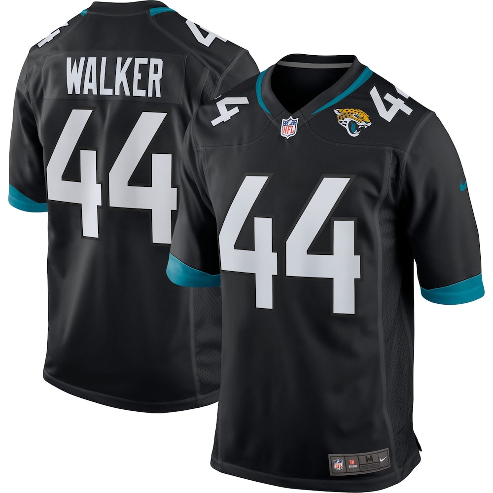 Jacksonville Jaguars Merch - Men's Travon Walker Player Game Jersey, Black 1 - Unicasport Jacksonville Jaguars Merch - Men's Travon Walker Player Game Jersey, Black