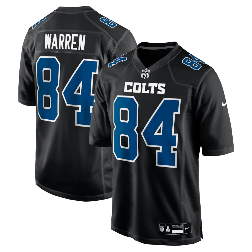 Indianapolis Colts Merch - Men's Tyler Warren Carbon Fashion Game Jersey, Black 1 - Unicasport Indianapolis Colts Merch - Men's Tyler Warren Carbon Fashion Game Jersey, Black