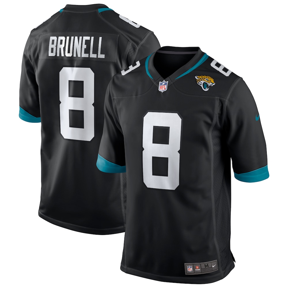 Jacksonville Jaguars Merch - Men's Mark Brunell Retired Player Alternate Game Jersey, Black - American Football Fan Gifts 1 - Unicasport Jacksonville Jaguars Merch - Men's Mark Brunell Retired Player Alternate Game Jersey, Black - American Football Fan Gifts
