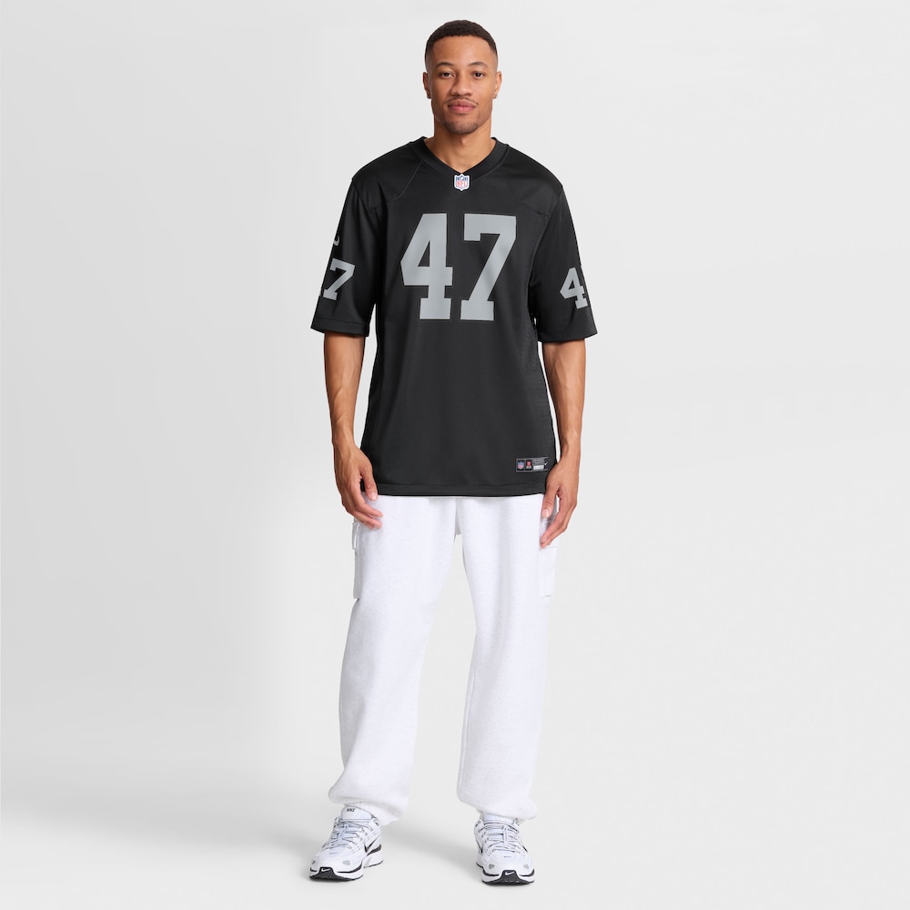 Las Vegas Raiders Merch - Men's Alex Ward Team Game Jersey, Black - Presents For Football Fans 1 - Unicasport Las Vegas Raiders Merch - Men's Alex Ward Team Game Jersey, Black - Presents For Football Fans