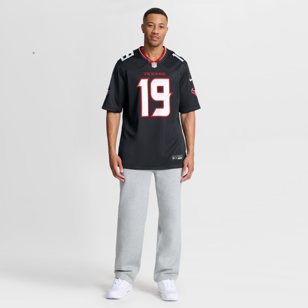 Houston Texans Merch - Men's Xavier Hutchinson Team Game Jersey, Navy 1 - Unicasport Houston Texans Merch - Men's Xavier Hutchinson Team Game Jersey, Navy