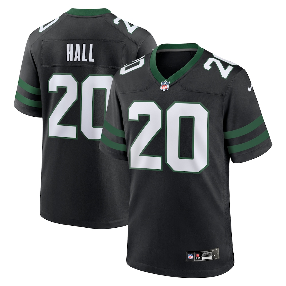 New York Jets Merch - Men's Breece Hall Legacy Alternate Game Jersey, Black - Cool Football Gifts 1 - Unicasport New York Jets Merch - Men's Breece Hall Legacy Alternate Game Jersey, Black - Cool Football Gifts