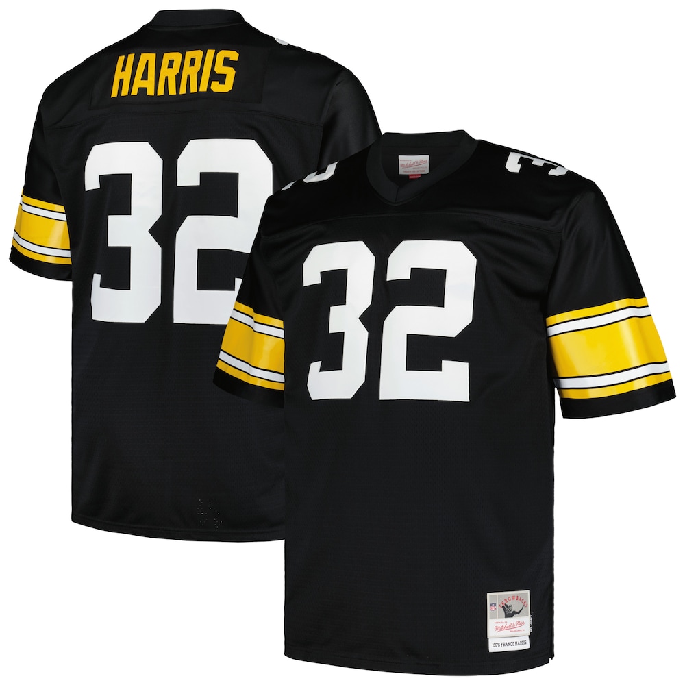 Pittsburgh Steelers Merch - Men's Franco Harris 1976 Legacy Retired Player Jersey, Big & Tall, Black - Cool Football Gifts 1 - Unicasport Pittsburgh Steelers Merch - Men's Franco Harris 1976 Legacy Retired Player Jersey, Big & Tall, Black - Cool Football Gifts