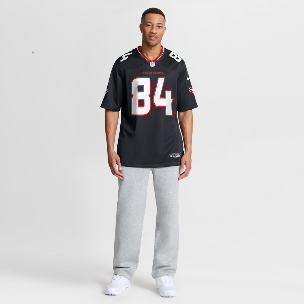 Houston Texans Merch - Men's Justin Watson Team Game Jersey, Navy 1 - Unicasport Houston Texans Merch - Men's Justin Watson Team Game Jersey, Navy