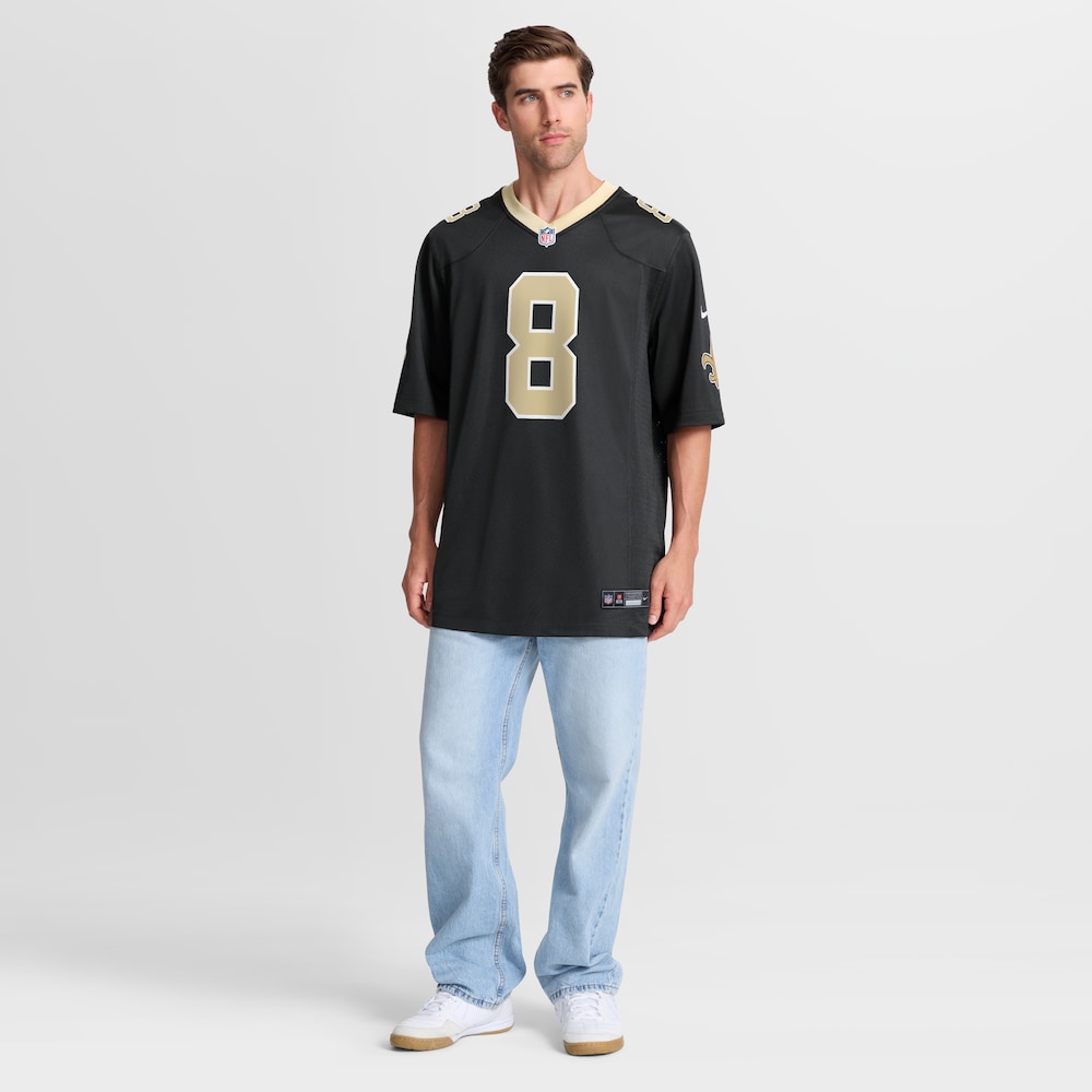 New Orleans Saints Merch - Men's Archie Manning Game Retired Player Jersey, Black 1 - Unicasport New Orleans Saints Merch - Men's Archie Manning Game Retired Player Jersey, Black