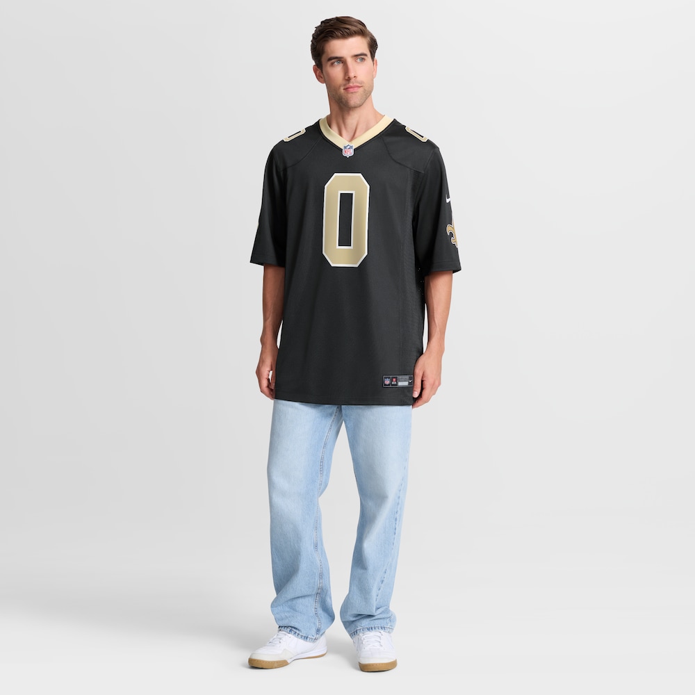 New Orleans Saints Merch - Men's Jordyn Tyson 2026 NFL Draft First Round Pick No. 8 Team Game Jersey, Black 1 - Unicasport New Orleans Saints Merch - Men's Jordyn Tyson 2026 NFL Draft First Round Pick No. 8 Team Game Jersey, Black