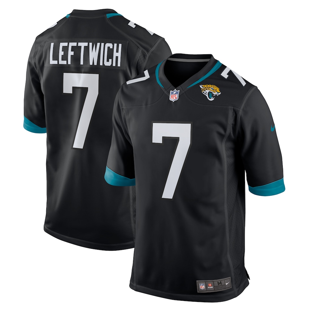 Jacksonville Jaguars Merch - Men's Byron Leftwich Retired Player Alternate Game Jersey, Black 1 - Unicasport Jacksonville Jaguars Merch - Men's Byron Leftwich Retired Player Alternate Game Jersey, Black