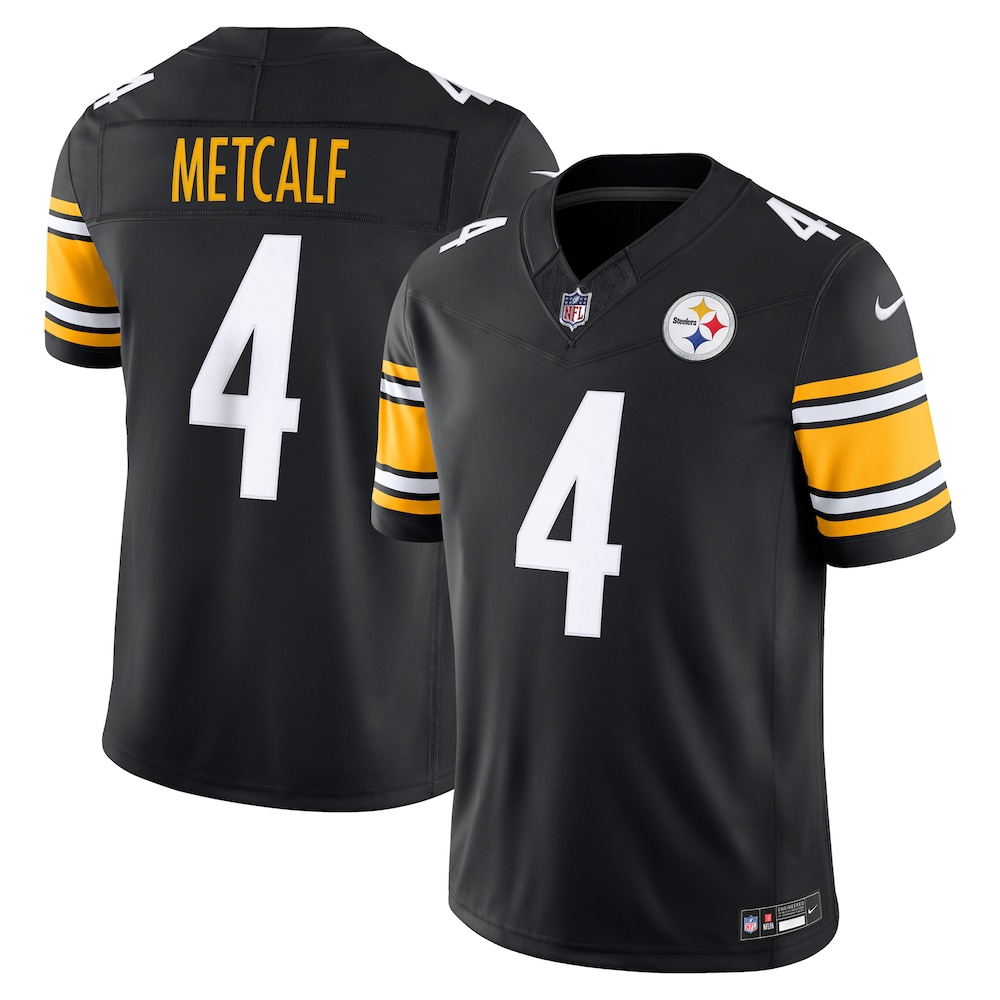 Pittsburgh Steelers Merch - Men's DK Metcalf Team Vapor F.U.S.E. Stitched Limited Jersey, Black 1 - Unicasport Pittsburgh Steelers Merch - Men's DK Metcalf Team Vapor F.U.S.E. Stitched Limited Jersey, Black