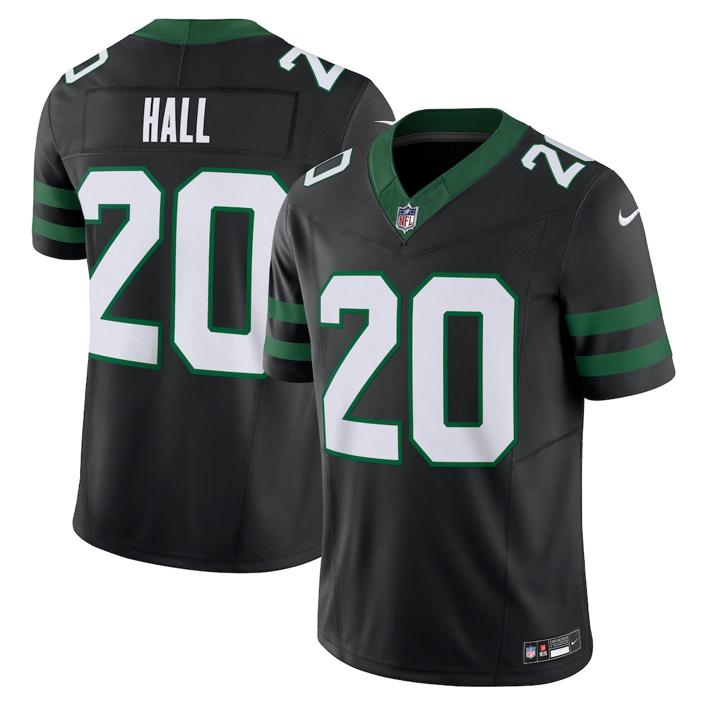 New York Jets Merch - Men's Breece Hall Legacy Alternate Vapor F.U.S.E. Limited Jersey, Black 1 - Unicasport New York Jets Merch - Men's Breece Hall Legacy Alternate Vapor F.U.S.E. Limited Jersey, Black
