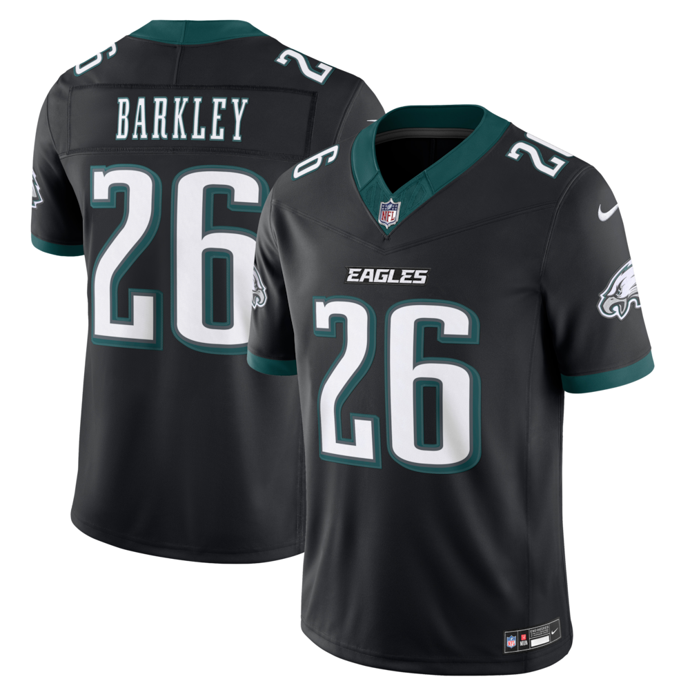 Philadelphia Eagles Merch - Men's Saquon Barkley Alternate Vapor F.U.S.E. Stitched Limited Jersey, Black 1 - Unicasport Philadelphia Eagles Merch - Men's Saquon Barkley Alternate Vapor F.U.S.E. Stitched Limited Jersey, Black