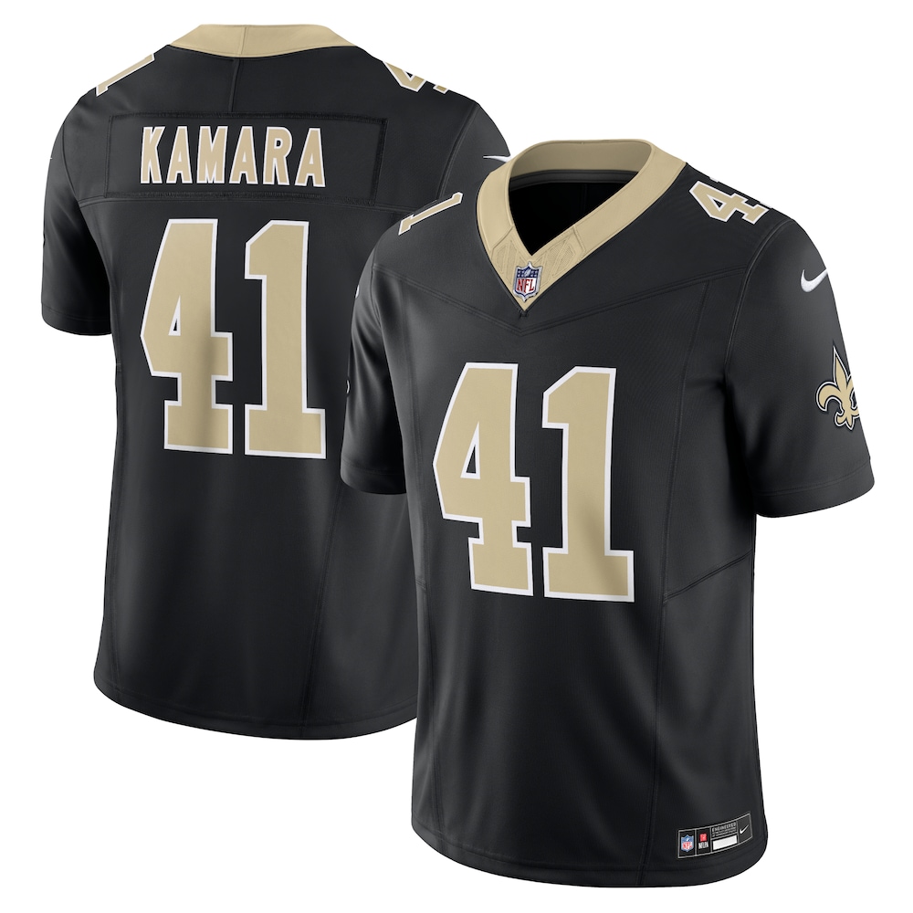 New Orleans Saints Merch - Men's Alvin Kamara Vapor F.U.S.E. Limited Jersey, Black 1 - Unicasport New Orleans Saints Merch - Men's Alvin Kamara Vapor F.U.S.E. Limited Jersey, Black